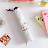 Paraguas plegable de oso de dibujos animados